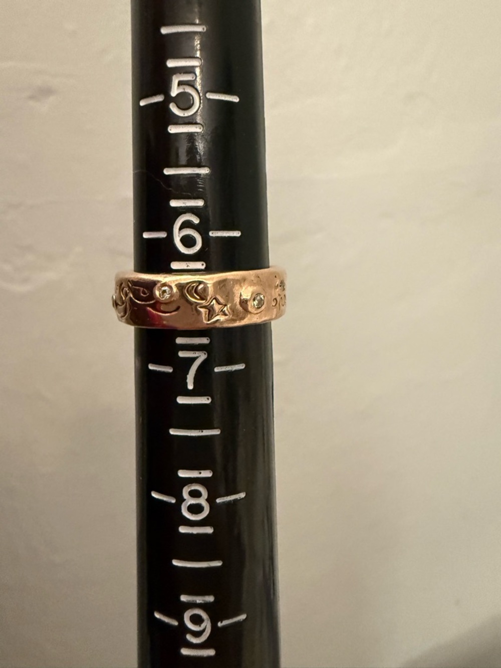 Jes Maharry 14 K Rose Gold and Diamonds “infinite love” ring GORGEOUS! - Picture 14 of 16